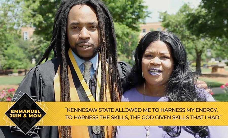 Kennesaw State Student Graduating